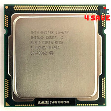 Intel Core i5-670 3.47GHz 2-Core LGA1156 4MB Desktop CPU Processor SLBLT SLBTL picture