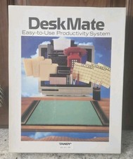 COMPLETE VTG 1988 Tandy DeskMate Productivity System Software Cat. No. 25-1250 picture