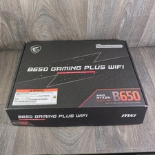 MSI B650 GAMING PLUS WIFI AM5 ATX DDR5 4-Slot Motherboard HDMI USB-C picture