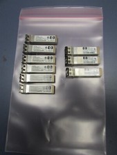 Used Lot of 9 Genuine HP 8G SW FC SFP+ (AJ718A) Transceiver Modules picture
