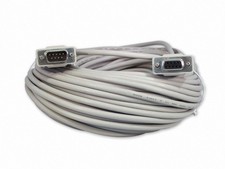 100 Foot DB9 9 Pin Serial / RS232 Male/Female Extension Cable picture
