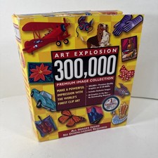 Art Explosion 300,000+ Premium Quality Graphics Library 14 CDs Windows XP/ME/98 picture