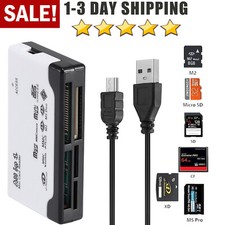 Card Reader 6 in 1 USB 2.0 For CF XD SD MS Smart Memory Adapter Laptop Computer picture