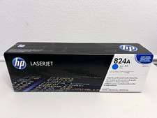 HP 824A CB381A Cyan Genuine Original Printer Cartridge For CP6015 CM6030mfp picture
