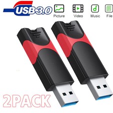 2 PACK 32GB 64GB 128GB USB 3.0 Flash Drive Thumb Drive Retractable Jump Drive picture
