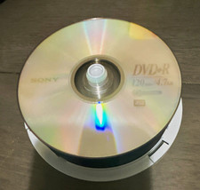 Sony DVD+R Recordable Discs 4.7GB/120min 8x Spindle/Cake Box picture
