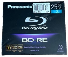 Panasonic LM-BE25DE Blu-ray Rewritable Disc 25GB Single NEW Japan picture