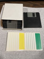 box of (8) HD floppy discs diskettes picture