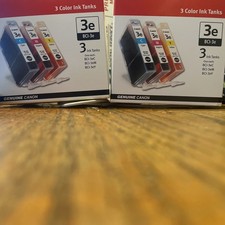 2 Canon BCI-3e Cayenne Magenta Yellow Brand New, Sealed In The Boxes picture