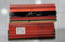 PNY XLR8 DIMM Desktop Memory RAM Red Heatsink 8GBHX2X04H1BB31-16-H P072545 picture