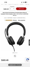 Jabra Evolve2 40 SE USB-C MS Certified Stereo Noise Canceling Headset Black picture