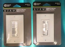Commercial Electric 1-Gang Brush Plate set of 2 picture
