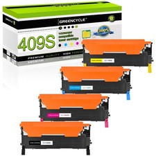 greencycle CLT-409S Toner Cartridge, 4 Color Combo Pack，(B/C/M/Y) | CLT-K picture