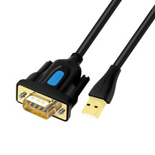 USB to Serial Adapter DB9 RS232 Cable Prolific Chip PL2303 DB-9 Male Cord 6ft... picture