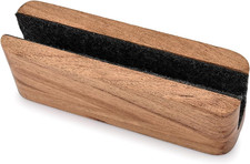 Acacia Wood Vertical Laptop Stand for MacBook, Surface & Tablets picture