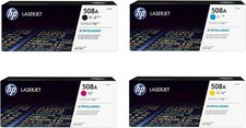 HP 508A Toner Cartridge Set ( CF360A, CF361A, CF362A, CF363A ) picture
