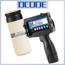 DCODE 1750PLUS Portable Handheld Inkjet Printer QR Barcode Label Coder picture