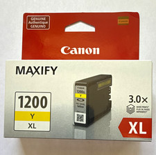Canon PGI-1200XL Yellow Genuine Inkjet Ink Tank for MAXIFY MB2020-2720 picture