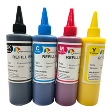 1000ml Pigment Premium Refill Bulk Ink for All HP Canon Epson Brother Printers picture