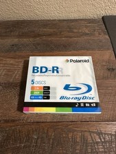 Polaroid BD-R 25GB Logo Top Blank Media with Slim Cases - 25 Pack  picture