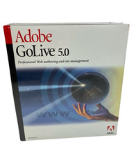Adobe GoLive 5.0 (2000 Full Version) for Windows Sealed Box NEW picture