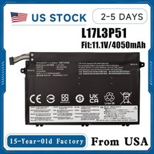L17L3P51 L17M3P52 01AV445 Battery for Lenovo ThinkPad E480 E485 E580 E590 E495 picture
