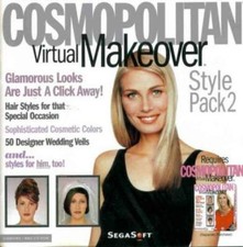 Cosmopolitan Virtual Makeover Style Pack 2 PC MAC CD cut color hair style add-on picture
