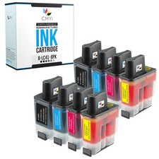 Compatible CMYi 8PK LC41 Ink Cartridges fits Brother MFC-640CW, 820CW, 210C picture