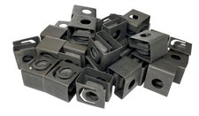 Black 1032 Slideon Cage Nuts 25 Pack USA Made Rack Mount Hardware picture