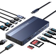 Acasis USB-C Triple 4K Docking 100W PD Triple Display Gigabit Ethernet Mac/Win picture