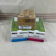 DELL 2150/2155 Ink Cartage Lot One Of Each Yellow , Magenta & Cyan  picture