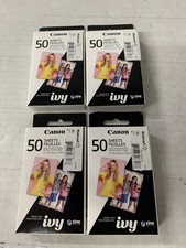 (x4)-Canon Zink Ivy Photo Paper - 2 x 3 Inches - Lot of 4-50 Packs, 200 Total picture