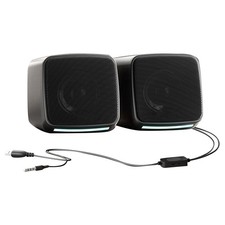 For Desktop 1 Pair USB Powered Computer Speakers with Clear Crisp Sound Quality picture