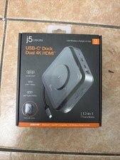 J5create JCD3199 USB-C Dual 4K HDMI Docking Station Brand New picture