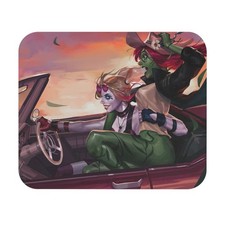 Harley Quinn and Poison Ivy Road Trip Mouse Pad Desk Mat Personalize Batman NEW picture