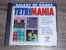 Galaxy Of Games Tetrimania PC CD-ROM 1997 RomTech 40 games for Windows 95/3.1 picture