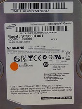Samsung HD503HI ST500DL001 / A4523-C721-BWVEF / 12.2012 - 500GB picture