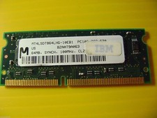 Micron MT4LSDT864LHG-10EB1 SD RAM 100MHz 64 MB Synch CL2 Fully Working picture