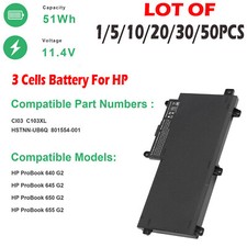 ✅LOT CI03XL Battery For HP ProBook 640 G2 645 G2 650 G2 655 G2 801554-001 51Wh picture