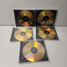 Lot Of 5 MITSUI GOLD CD-R Archive 74 Min 650MB LIFETIME NEW SEALED Multi-Speed  picture