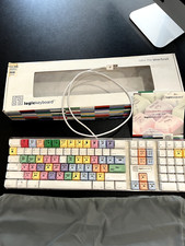 LogicKeyboard Modified Apple USB Keyboard Designed for video editing w/box picture