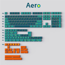 DIY Double Shot Cherry MX 173 Key ABS Keycap Set Aero Profile picture