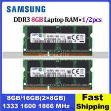 Samsung DDR3 8GB/16GB(2×8GB) 1333 1600 1866 MHz SO-DIMM Laptop Memory RAM 204pin picture