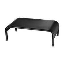 Staples Adjustable Steel Monitor Stand – Ergonomic Desktop Riser for Black picture