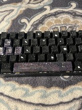 Ziyoulang K68 gaming keyboard 60% wireless galaxy space keycaps minimalist picture