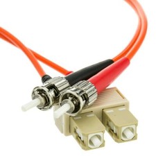 Lindy 10 Meter ST to SC 0M1 Duplex Fiber Optic 62.5/125 Cable Genuine picture