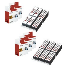 20Pk LTS PGI-220 CLI-221 PB/B/C/M/Y HY Compatible for Canon Pixma iP3600 Ink picture