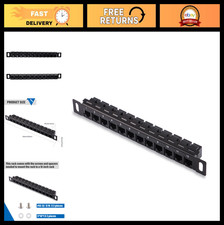 12 Port CAT6 Network Patch Panel 10