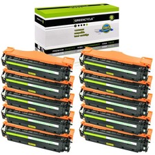 10PK Black High Yeild Toner For HP CC530X 304X Laserjet CM2320NF CM2320FXI MFP picture