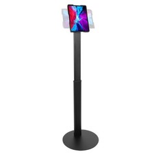 Mount-It Anti-Theft Universal Tablet Floor Kiosk, Height Adjustable, Black picture